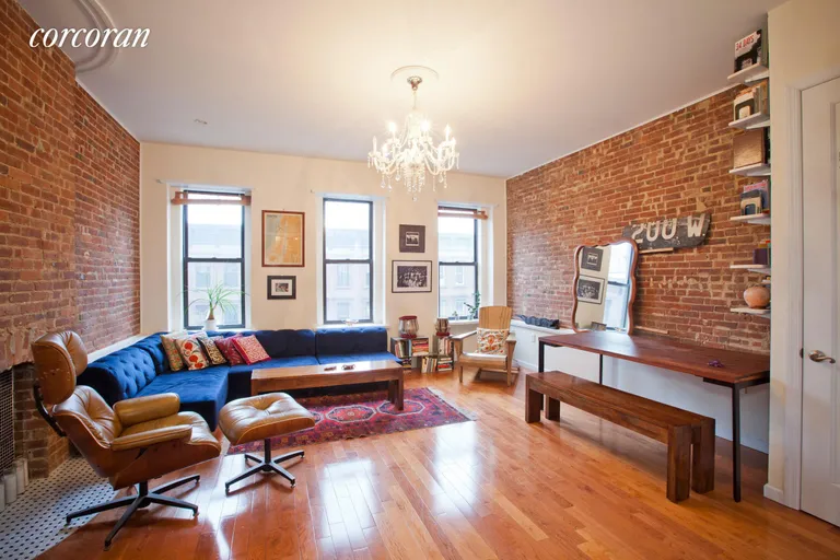 New York City Real Estate | View 121 West 131st Street, 4 | 2 Beds, 1 Bath | View 1