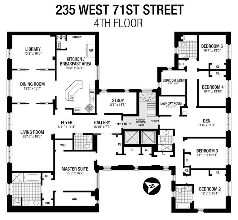 235 West 71st Street, 4 FL | floorplan | View 25