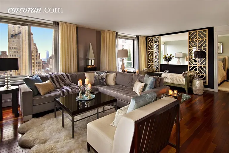 New York City Real Estate | View 270 West 17th Street, 19C | Living Room | View 6