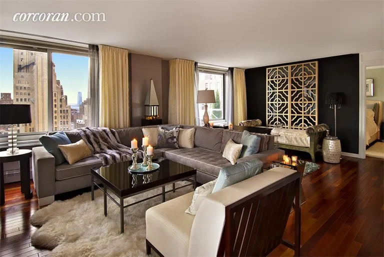 New York City Real Estate | View 270 West 17th Street, 19C | Living Room | View 7