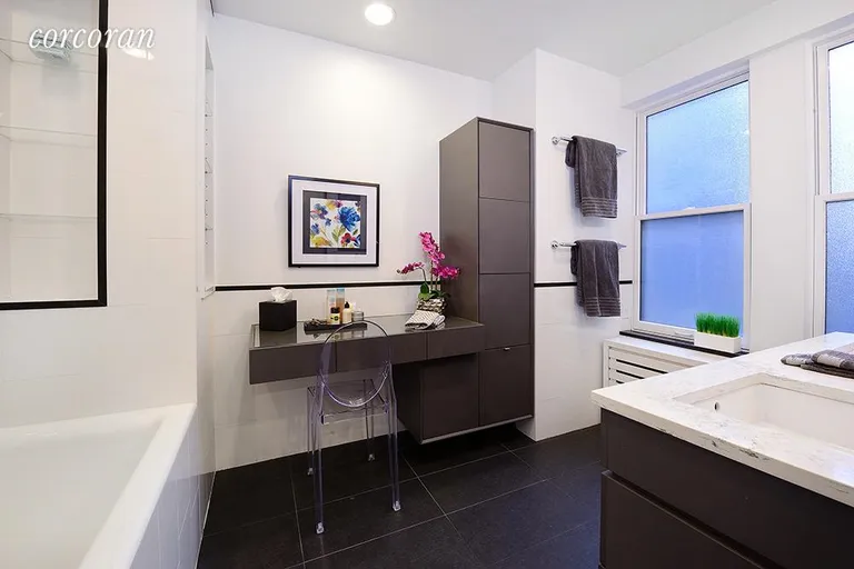 New York City Real Estate | View 321 West 78th Street, 1A | Master Bathroom | View 9