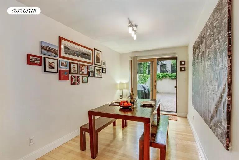 New York City Real Estate | View 12 2nd Street, GARDEN | Dining Room | View 4