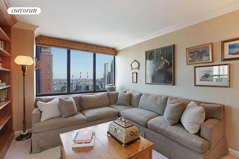 New York City Real Estate | View 422 East 72nd Street, 30A | Large library, den, or third bedroom faces east | View 7