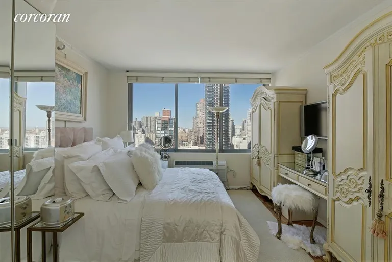 New York City Real Estate | View 353 East 72Nd Street, 24D | Open City views from the Bedroom too! | View 4