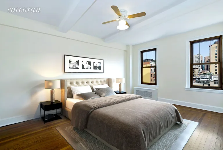 New York City Real Estate | View 136 Waverly Place, 8A | East-facing Master Bedroom | View 3