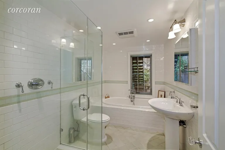 New York City Real Estate | View 150 Sterling Place, 1 | The luxurious spa style bathroom | View 5