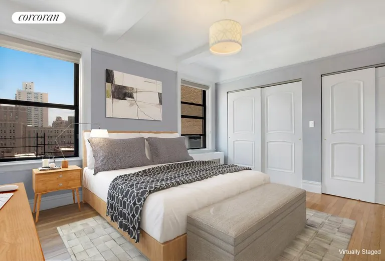 New York City Real Estate | View 220 West 93rd Street, 12C | Sprawling master bedroom with great closets | View 4