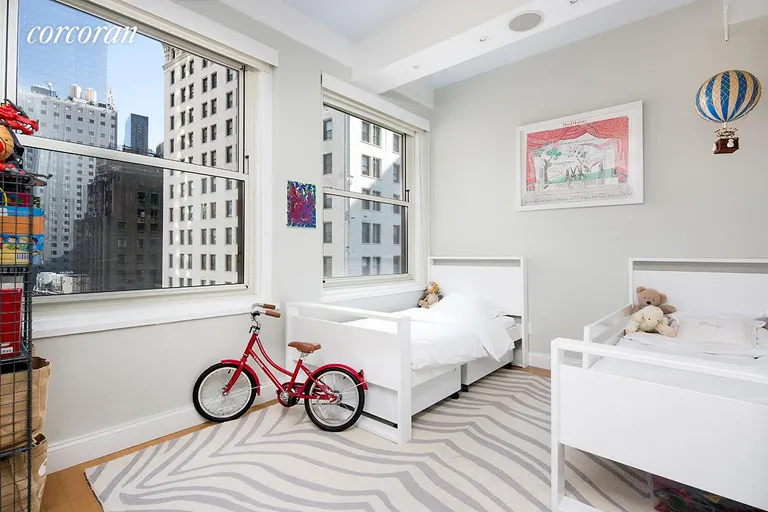 New York City Real Estate | View 88 Greenwich Street, 1307 | Second Bedroom | View 7