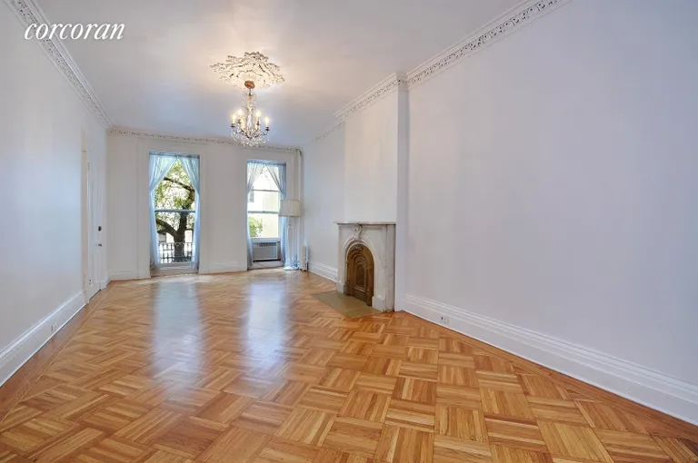New York City Real Estate | View 459 West 24th Street | Parlor floor living room | View 2