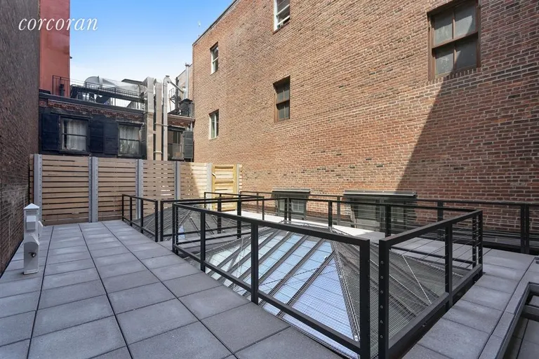 New York City Real Estate | View 577 Broadway, 3 | Outdoor Terrace With Irrigation- Facing West | View 2