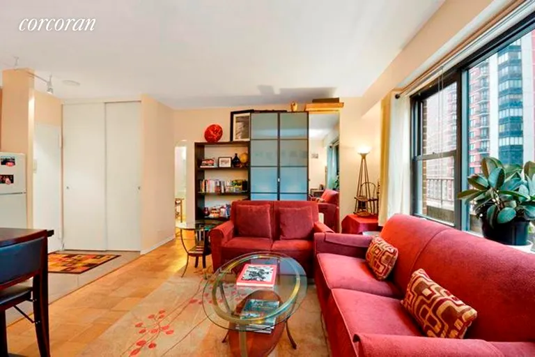 New York City Real Estate | View 305 East 40th Street, 21E | 21E-Living Room | View 2
