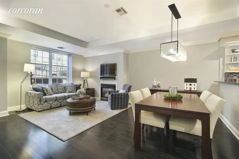 New York City Real Estate | View 305 Warren Street, 1 | Living Room / Dining Room | View 2