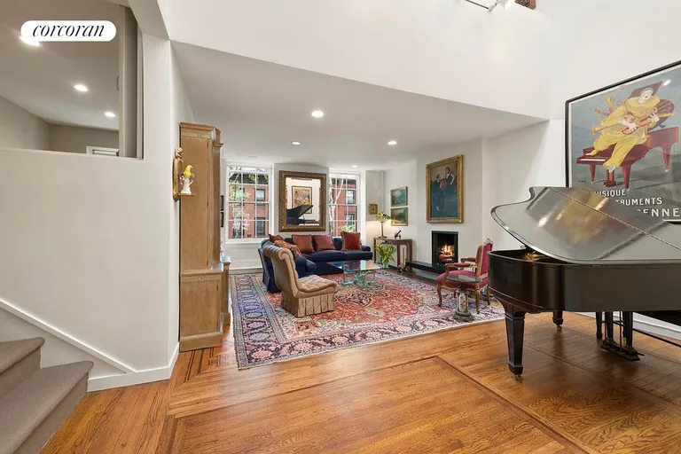 New York City Real Estate | View 133 Pacific Street, 2 | Open, Airy Living Room is lit by the Atrium | View 3
