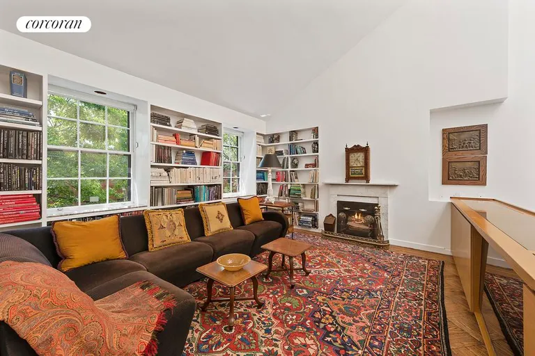 New York City Real Estate | View 133 Pacific Street, 2 | Library with Built-in Entertainment Center | View 2
