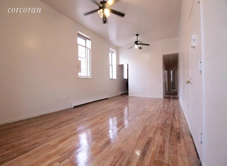 New York City Real Estate | View 432 Hancock Street, 1 | Open, Airy Bright Living Room | View 3