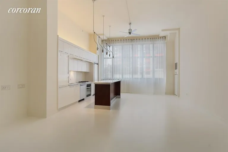 New York City Real Estate | View 27-28 Thomson Avenue, 304 | Living Room | View 3