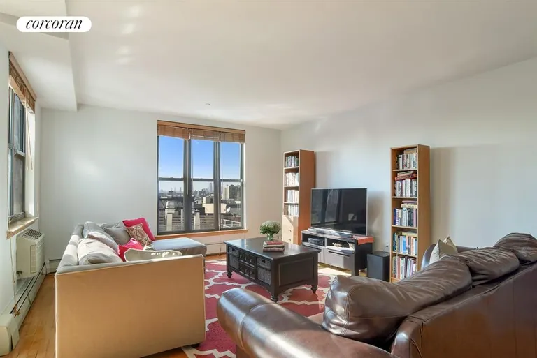 New York City Real Estate | View 231 15th Street, 5A | Living Room with Manhattan Views | View 3