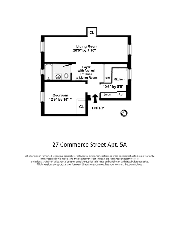 27 Commerce Street, 5A | floorplan | View 7