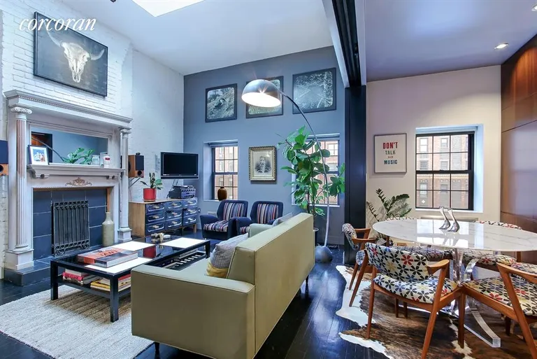 New York City Real Estate | View 458 West 23rd Street, 4A | Living Room / Dining Room | View 2