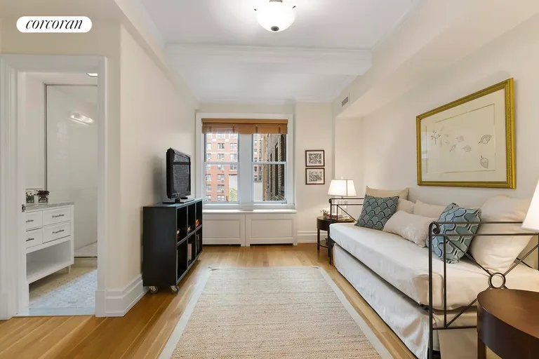 New York City Real Estate | View 845 West End Avenue, 9C | Tranquil third bedroom with en suite bathroom | View 7