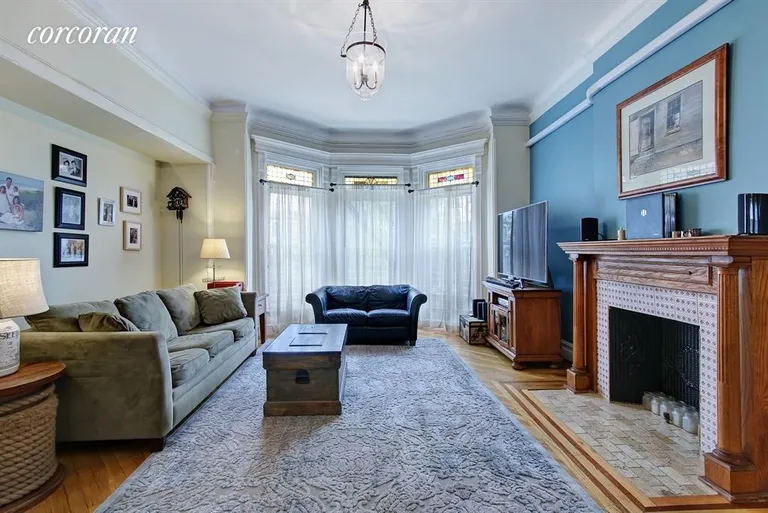 New York City Real Estate | View 407 Sterling Place | Living Room | View 3