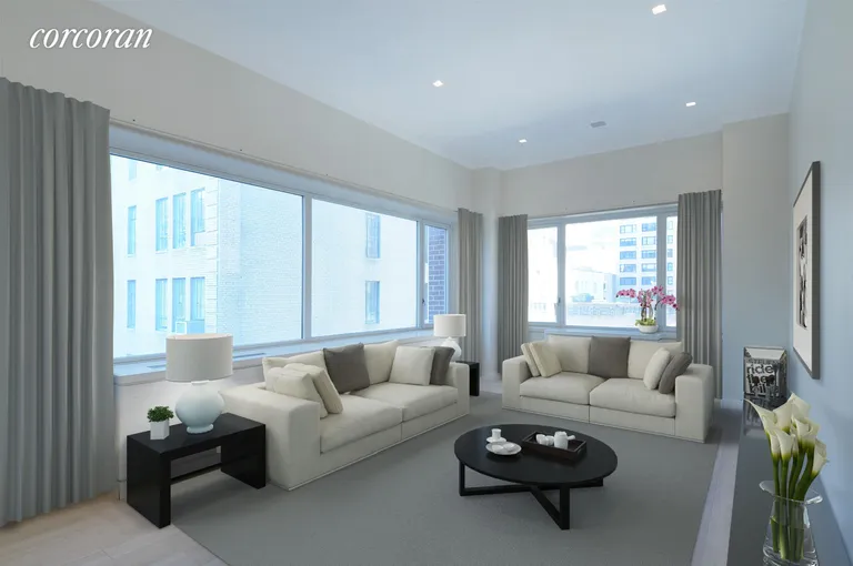 New York City Real Estate | View 322 West 57th Street, 15D | 2 Beds, 2 Baths | View 1