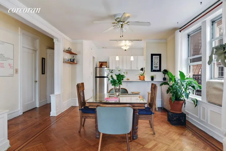 New York City Real Estate | View 2022 Beverley Road, 12 | Through the pocket doors is the open dining room | View 3