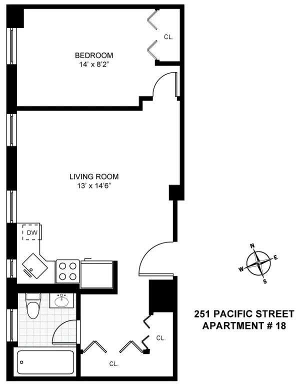 251 Pacific Street, 18 | floorplan | View 8