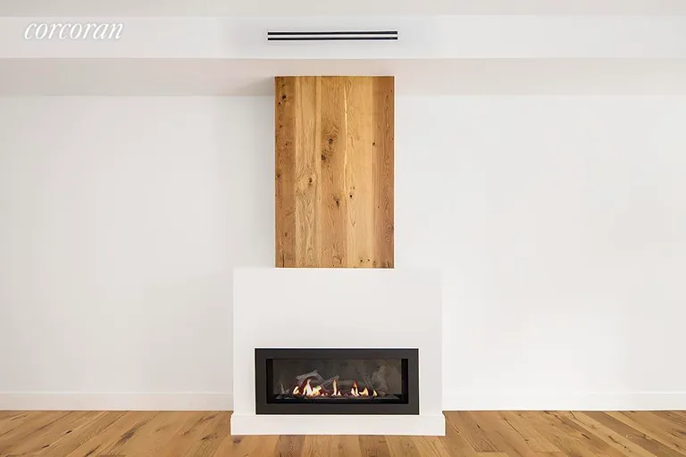 New York City Real Estate | View 226 Pacific Street | Living room gas fireplace | View 3