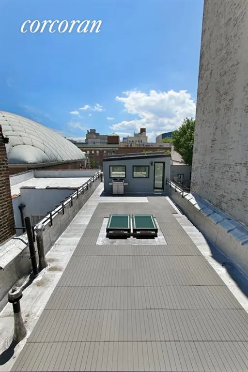 New York City Real Estate | View 226 Pacific Street | Roof terrace with gas grill | View 18