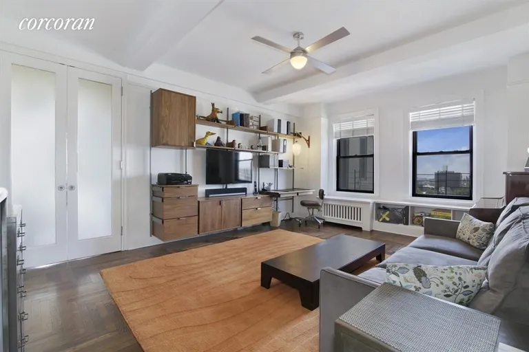 New York City Real Estate | View 135 Eastern Parkway, 12B | Original Dining Room Repurposed as Media Room | View 4