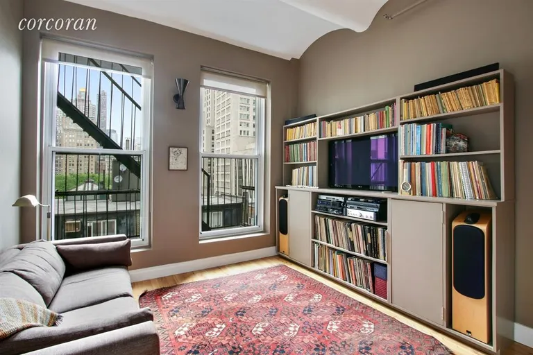 New York City Real Estate | View 11 East 22nd Street, 7TH FL | 2nd Bedroom/Den with open views north | View 9
