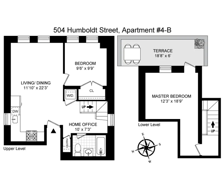 504 Humboldt Street , 4B | floorplan | View 8