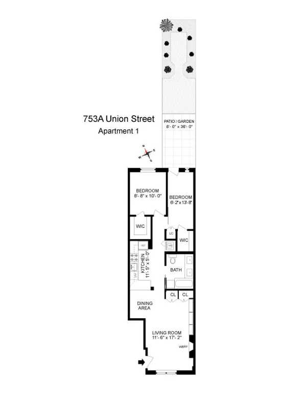 753A Union Street, Garden | floorplan | View 7