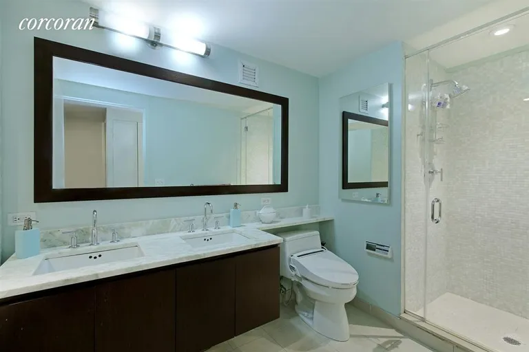 New York City Real Estate | View 350 West 53rd Street, TH-B | Master Bathroom | View 4