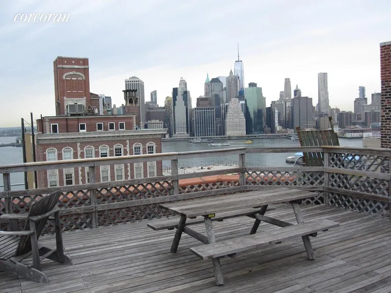 New York City Real Estate | View 62 Montague Street, 8D | View from Common Roof Deck | View 4