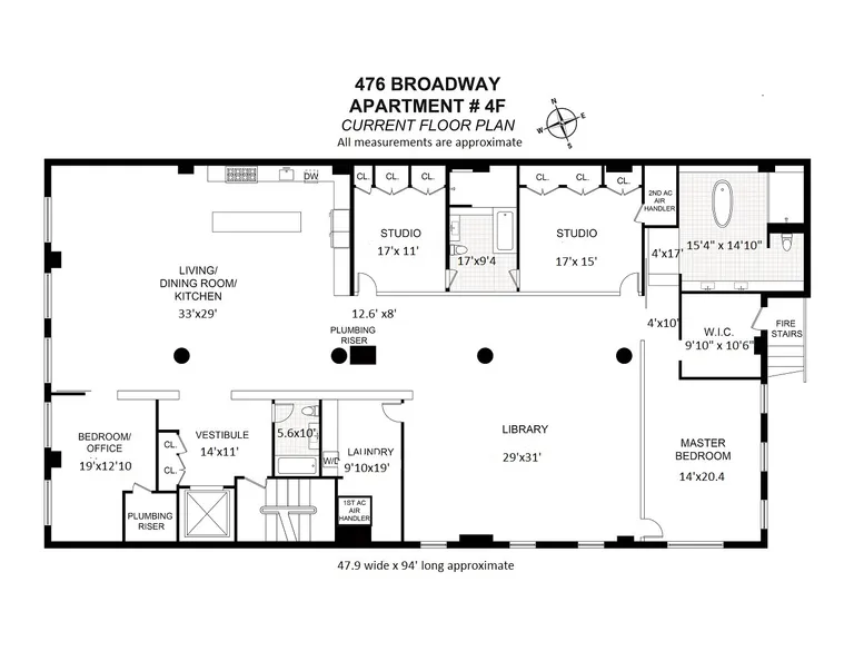 476 Broadway, 4F | floorplan | View 6