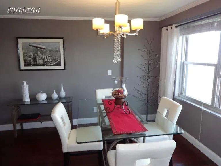 New York City Real Estate | View 555 Kappock Street, 14B | Sophisticated Dining Area  | View 8