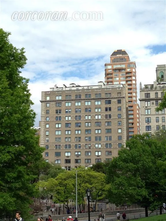 New York City Real Estate | View 1035 Fifth Avenue, 2D | Building as seen from Central Park | View 9
