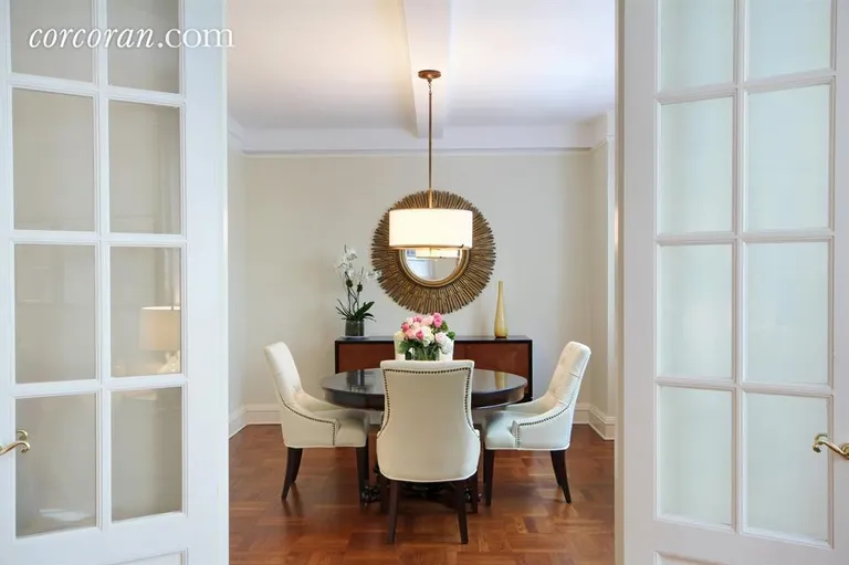 New York City Real Estate | View 1035 Fifth Avenue, 2D | Beautiful French Doors Leading to Dining Room | View 5