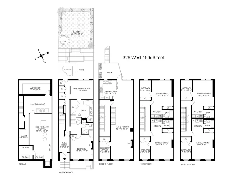 326 West 19th Street | floorplan | View 23