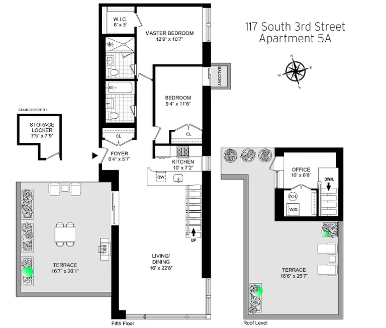117 South 3rd Street, 5A | floorplan | View 11