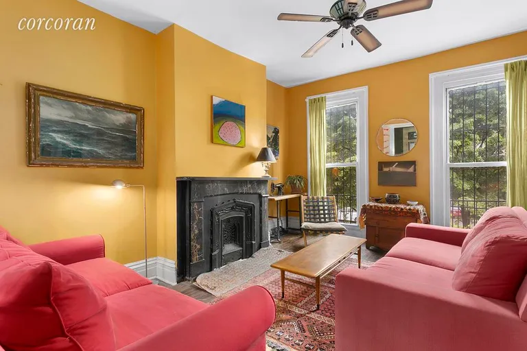 New York City Real Estate | View 223 Washington Avenue | Parlor Floor Living Area | View 3