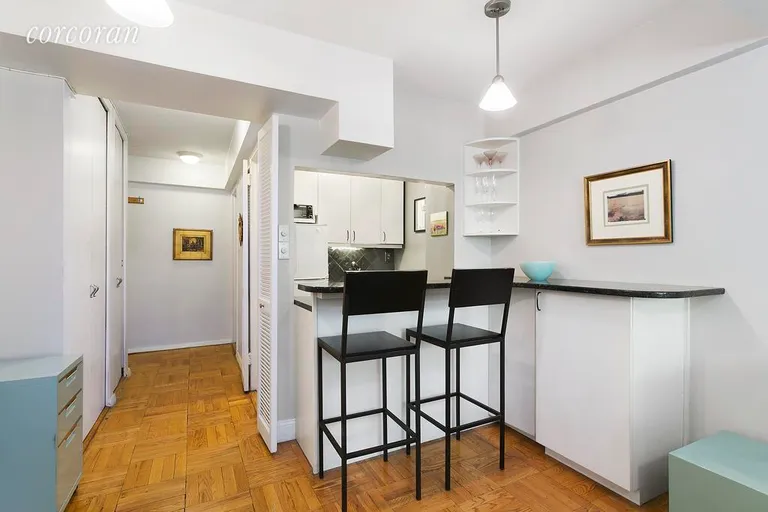 New York City Real Estate | View 210 East 63rd Street, 3A | Kitchen with breakfast bar! | View 3