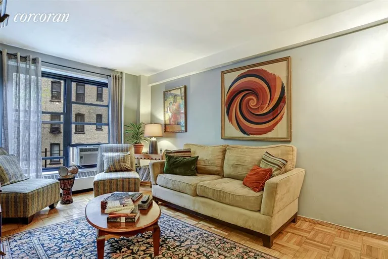 New York City Real Estate | View 210 Clinton Avenue, 2D | Living Room | View 3