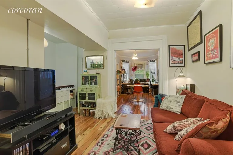 New York City Real Estate | View 2913 Fort Hamilton Pkwy | Living room in Unit 2 | View 3