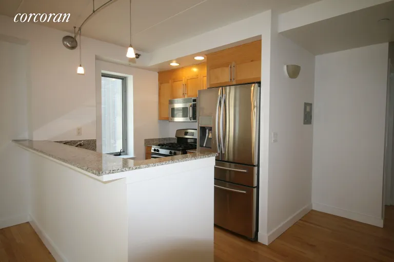 New York City Real Estate | View 53 Boerum Place, 9J | windowed open kitchen | View 2