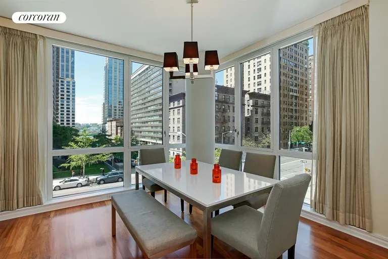 New York City Real Estate | View 200 West End Avenue, 4C | Spectacular Dining Room with two exposures | View 2
