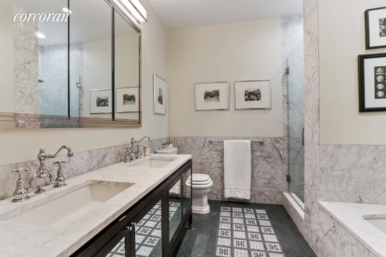 New York City Real Estate | View 252 Seventh Avenue, 8H | En-Suite Bathroom with Shower and Soaking Tub! | View 7