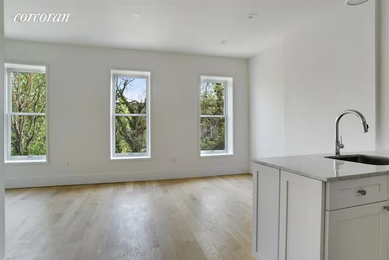 New York City Real Estate | View 532 Monroe Street | South facing rental living room | View 11